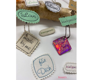 Stickserie - 95 Handmade Tags Labels